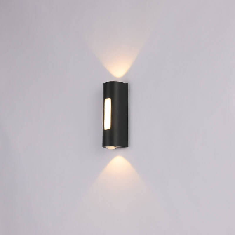 Modern minimalist cylindrical outdoor wall | Wall Lamp | Led | aluminum/glass | 7W | 110V - 120V - 220V - 240V | Elegant Wall Illumination