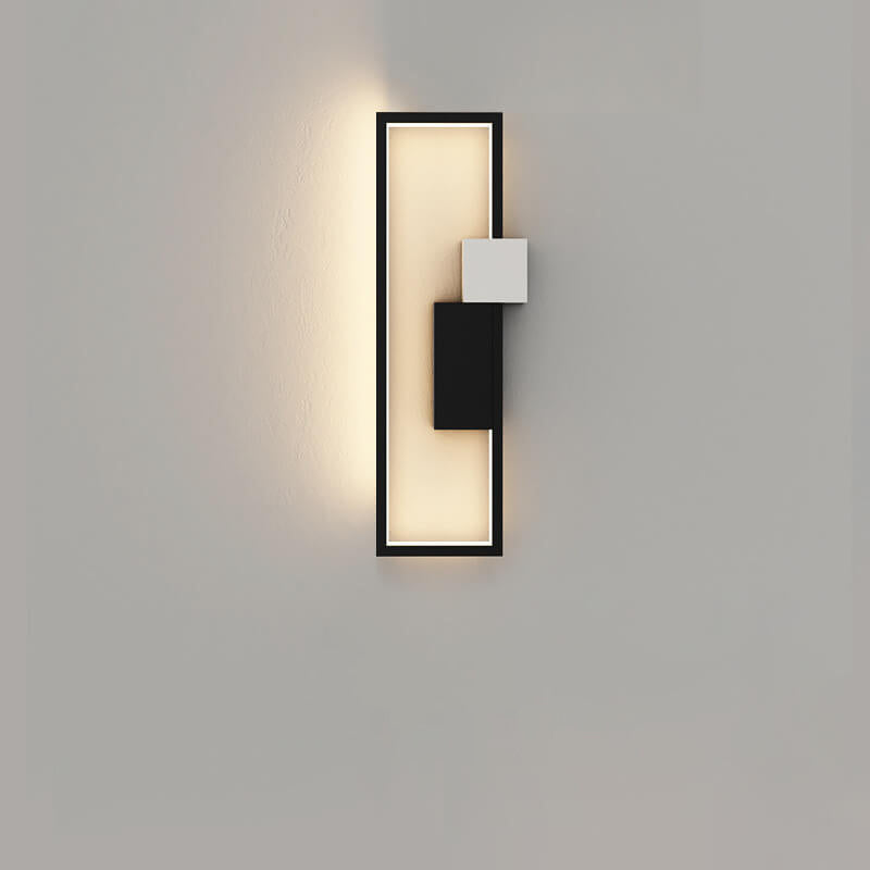LumiSil Minimalist square frame wall | Wall Lamp | Led | iron | 6W | 220V | Elegant Wall Illumination