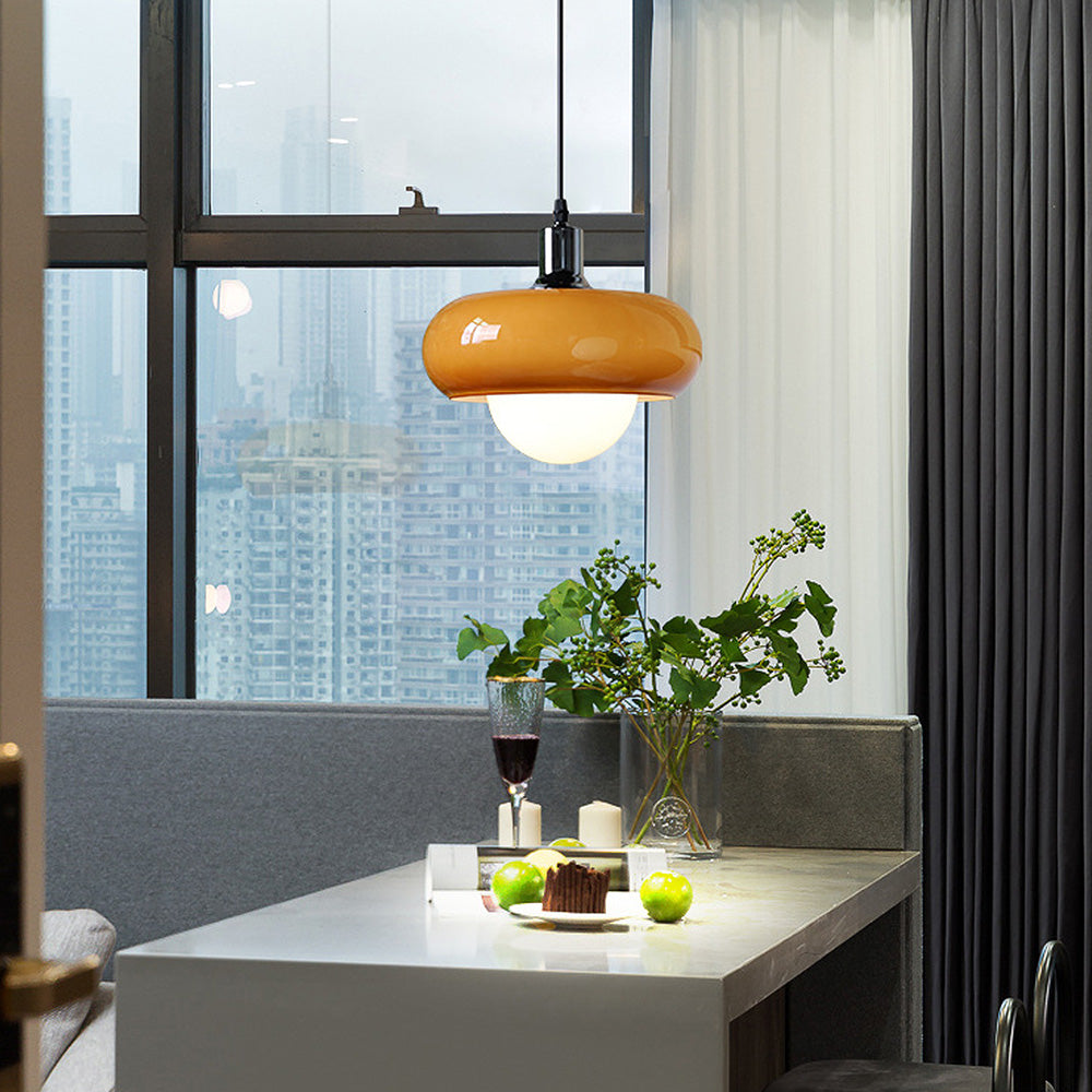 Bauhaus Coffee Glass Hanging Lamp | Lighting | LED | glass | 110V-120V | Premium Lighting Solution