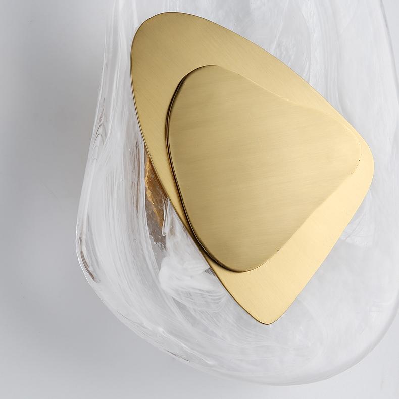 Nordic Modern Crystal Wall Lamp | Wall Lamp | Led | glass/metal | Elegant Wall Illumination