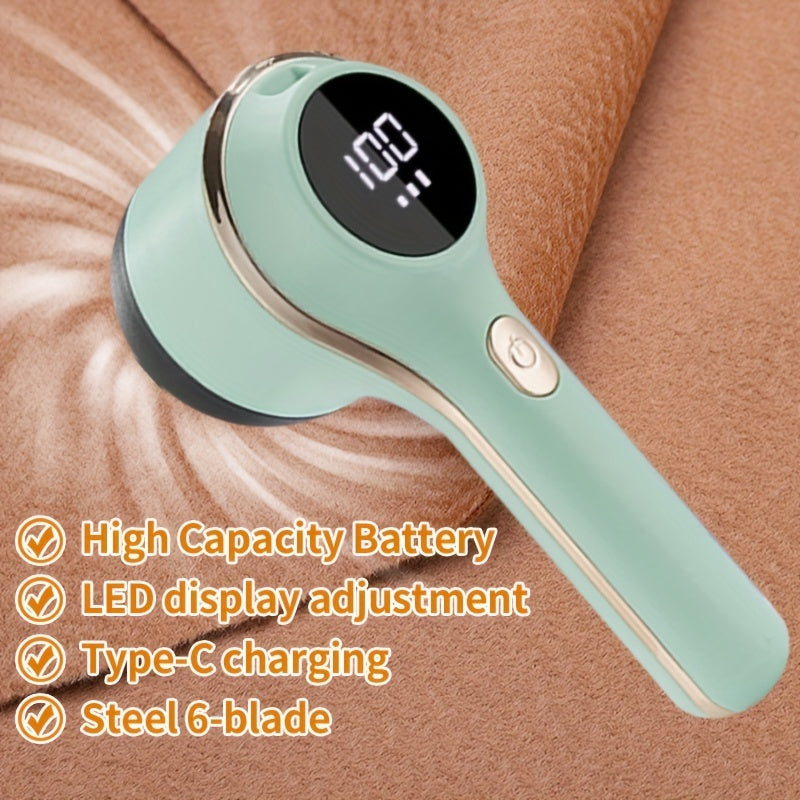 LintZap USB Rechargeable Textile Shaver Portable Lint Remover | Appliance | LED | Plastic/Metal | Functional Home Appliance
