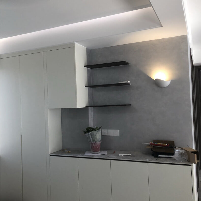 Minimalist semi-circular wall lamp made | Wall Lamp | Led | aluminum | 5W | 110V - 120V - 220V - 240V | Elegant Wall Illumination