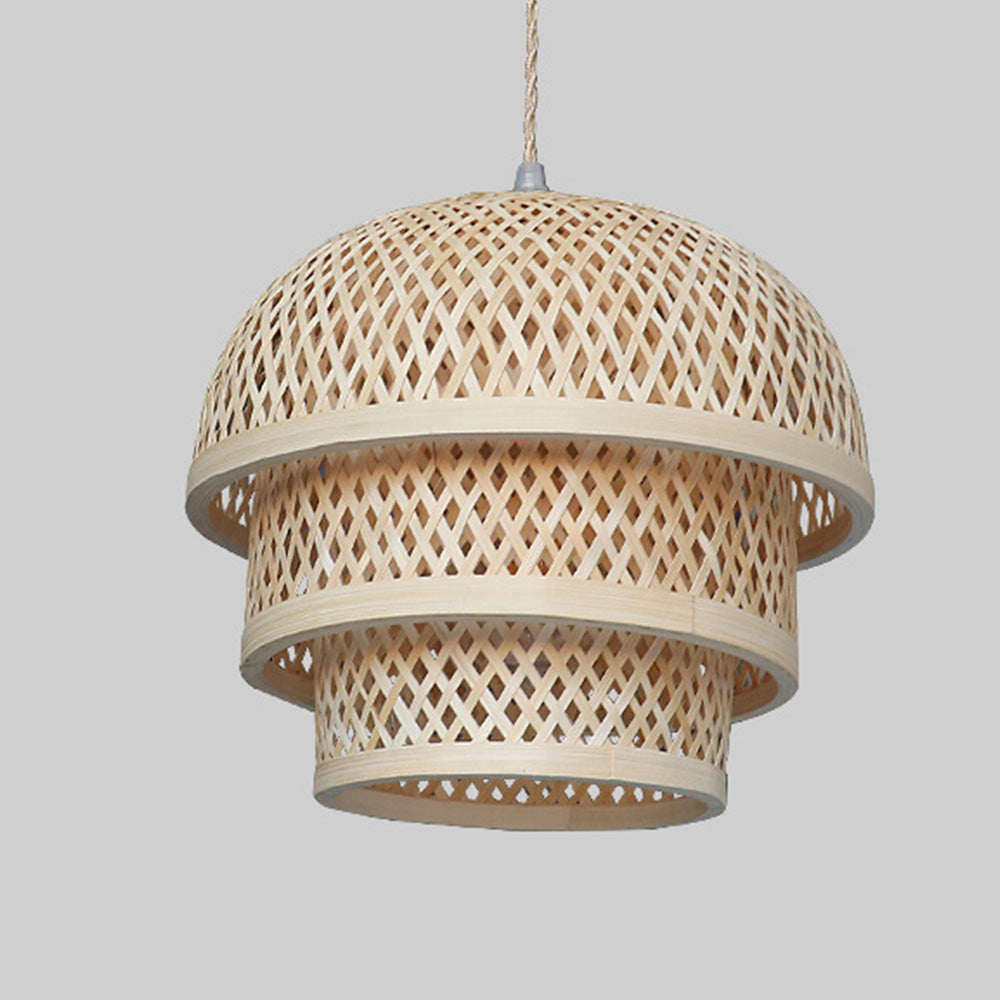 Handmade bamboo hanging lamp island | Lighting | LED | 40W | 110V-120V | Premium Lighting Solution