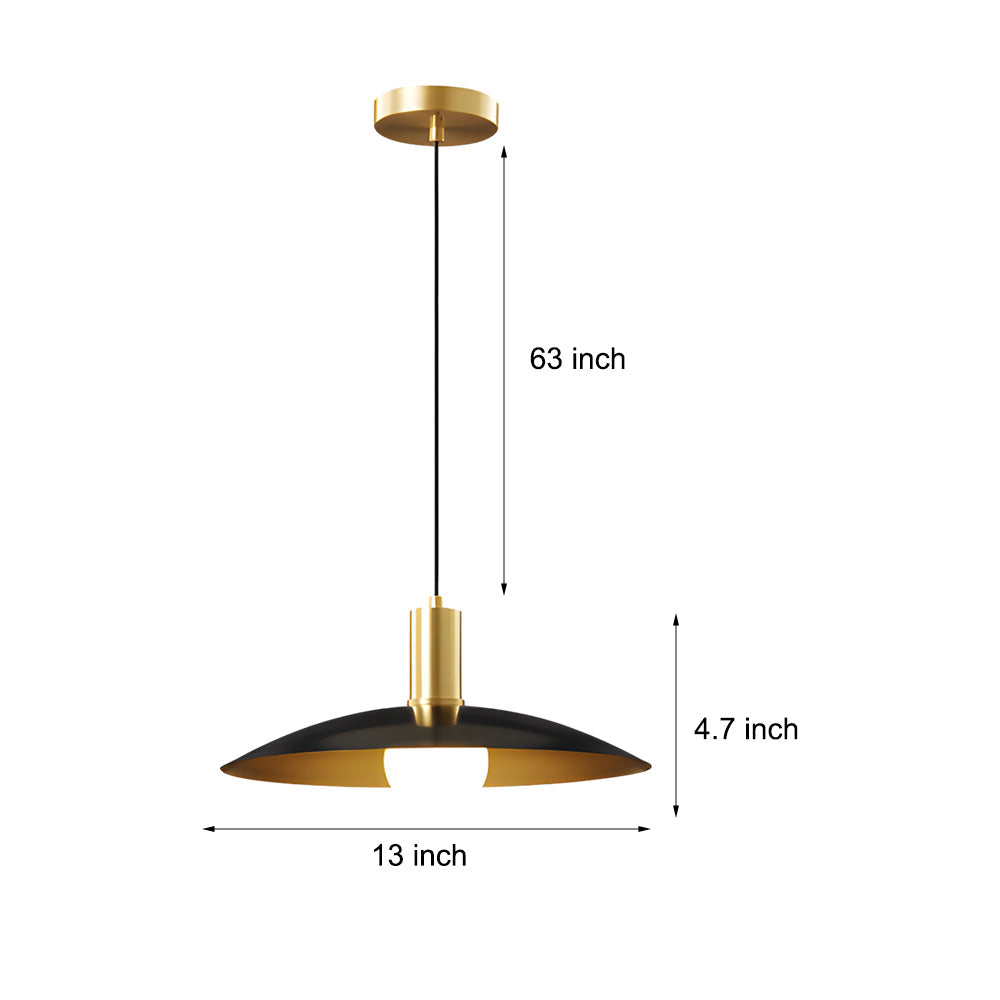 Light Mid-Century Brass Hanging Lamp | Lighting | LED | Warm White | brass/copper/glass | 110V | Premium Lighting Solution