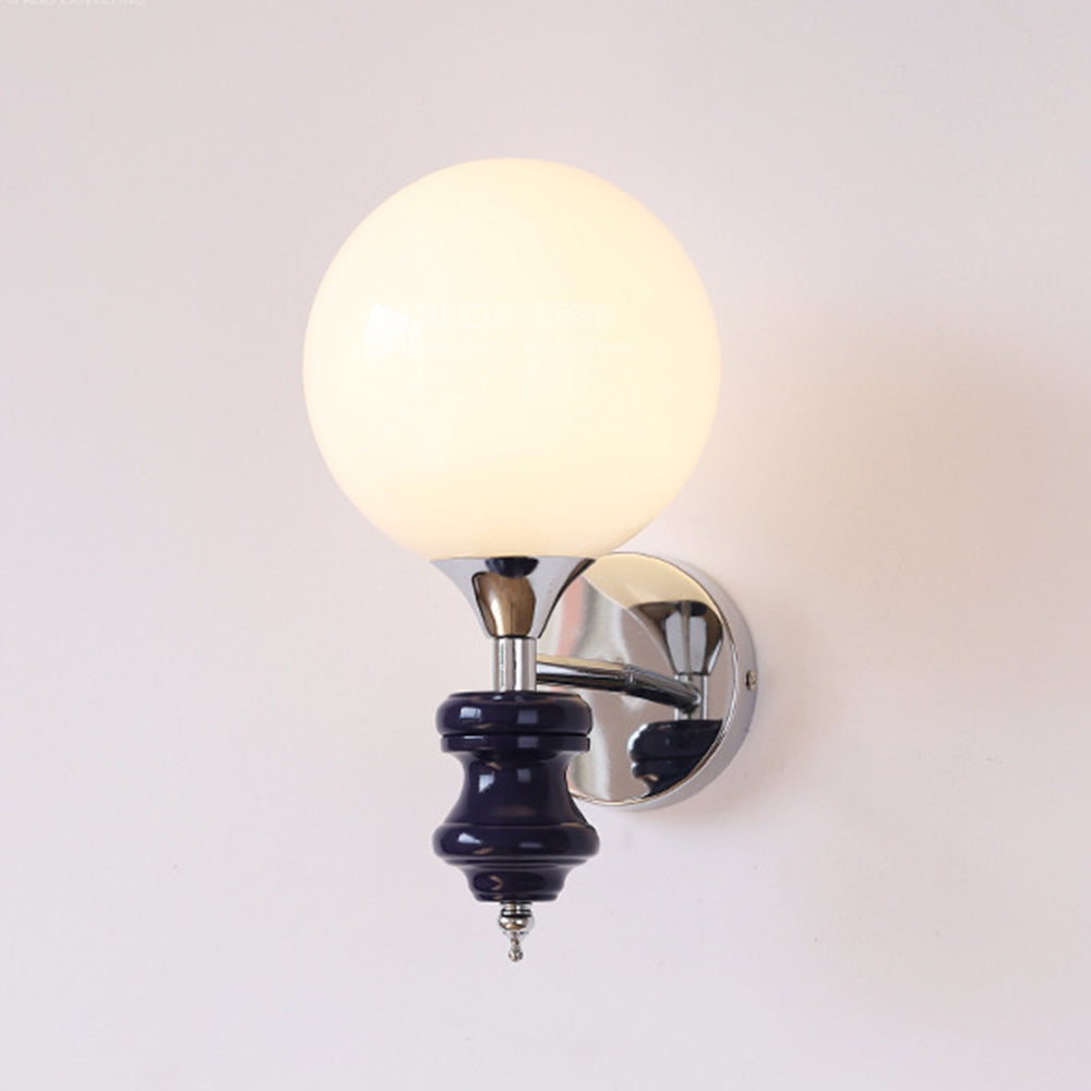 French Medieval Vintage Bauhaus Wall | Wall Lamp | glass | 110V - 120V | Elegant Wall Illumination