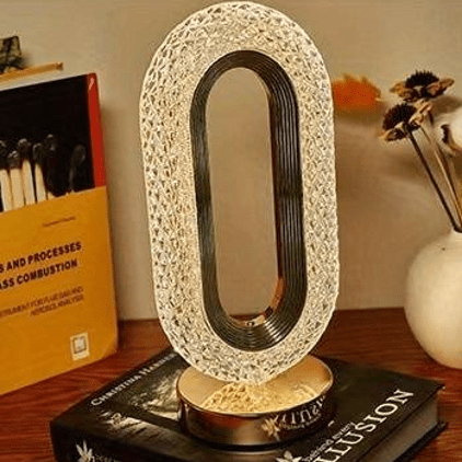 Crystaluxe™ Elegant Table Lamp Dimmable | Table Lamp | LED | metal/Plastic/crystal | 3W | Sleek Table Accent