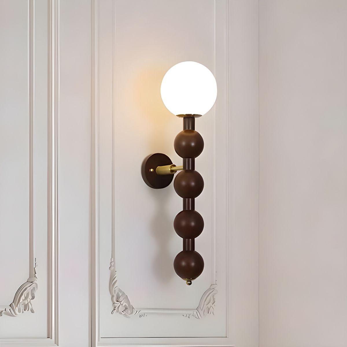 Bauhaus Long Metal Wall Lamp | Wall Lamp | metal/wood | 110V - 120V | Elegant Wall Illumination