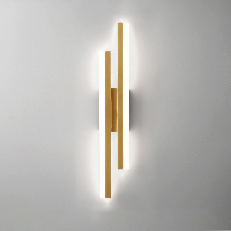 Alana Modern Wall Lamp Black/Gold, | Wall Lamp | Led | metal | 39W | 110V - 240V | Elegant Wall Illumination