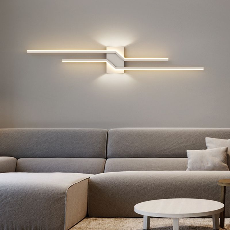 Alana Modern Wall Lamp Black/White | Wall Lamp | Led | Metal/Acrylic | 110V-240V | Elegant Wall Illumination