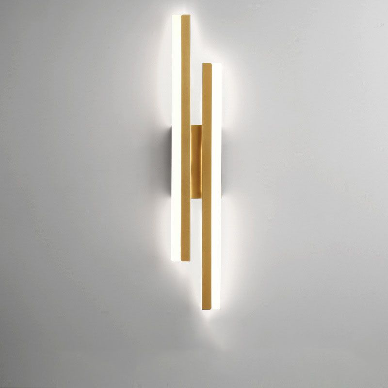 Alana Modern Wall Lamp Black/Gold, | Wall Lamp | Led | metal | 39W | 110V - 240V | Elegant Wall Illumination