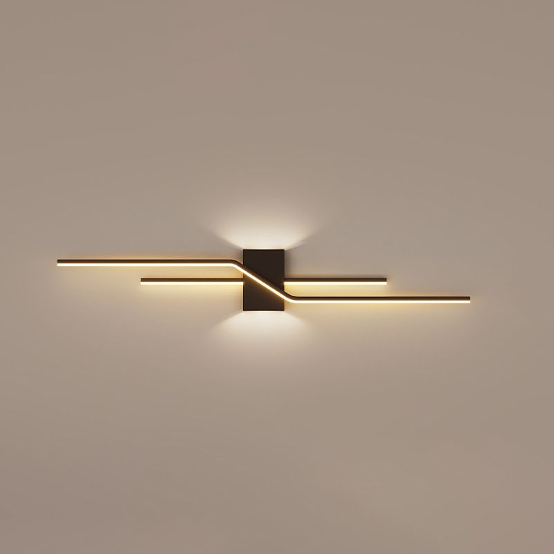 Alana Modern Wall Lamp Black/White | Wall Lamp | Led | Metal/Acrylic | 110V-240V | Elegant Wall Illumination