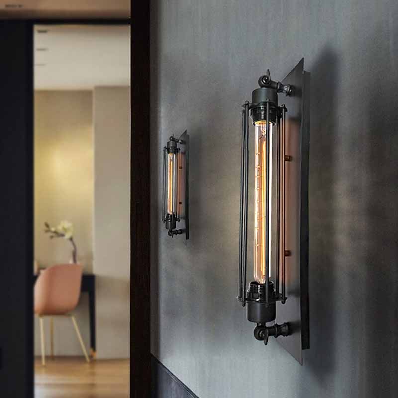 Elias Retro Wall Lamp, Metal, | Wall Lamp | Led | metal | 110V - 240V | Elegant Wall Illumination