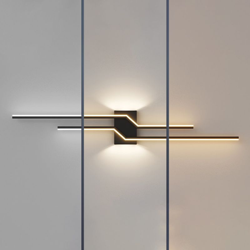 Alana Modern Wall Lamp Black/White | Wall Lamp | Led | Metal/Acrylic | 110V-240V | Elegant Wall Illumination