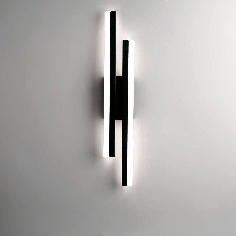 Alana Modern Wall Lamp Black/Gold, | Wall Lamp | Led | metal | 39W | 110V - 240V | Elegant Wall Illumination
