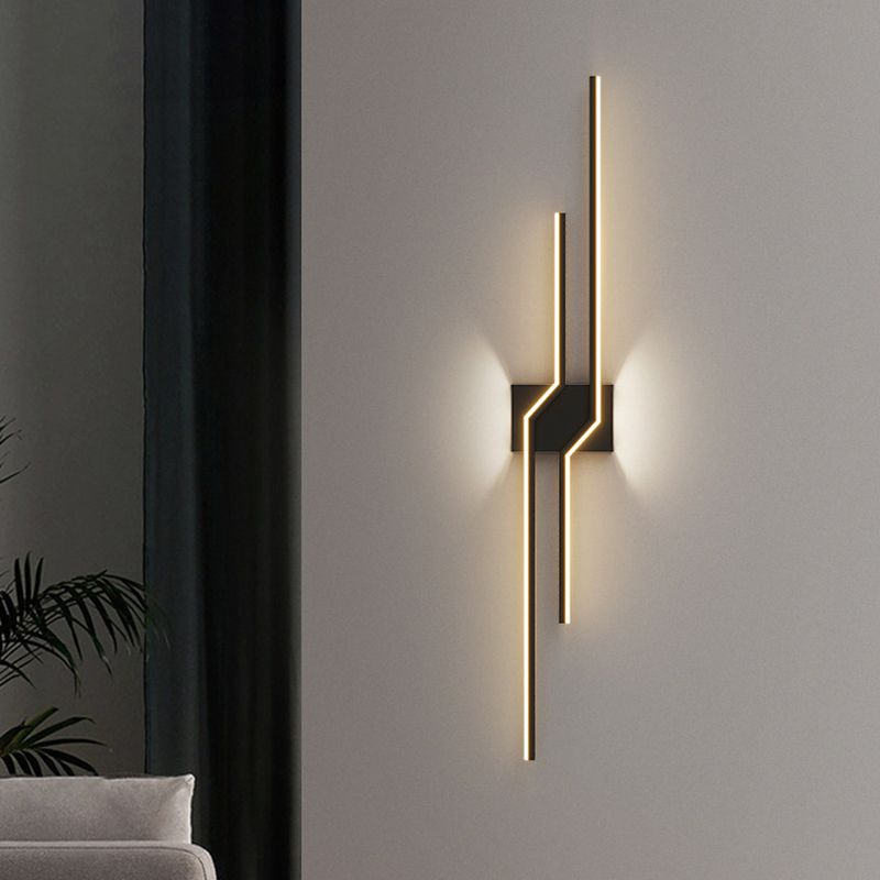 Alana Modern Wall Lamp Black/White | Wall Lamp | Led | Metal/Acrylic | 110V-240V | Elegant Wall Illumination