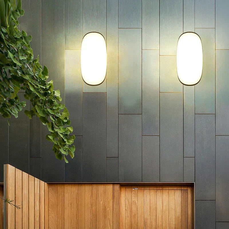 AquaShield Water-resistant Outdoor Wall Lamp | Wall Lamp | LED | aluminum/glass | Elegant Wall Illumination
