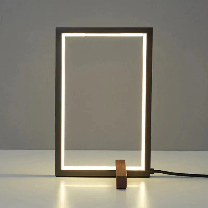 LevoSquare™ Minimalist Table Lamp Modern | Table Lamp | acrylic/metal | Sleek Table Accent