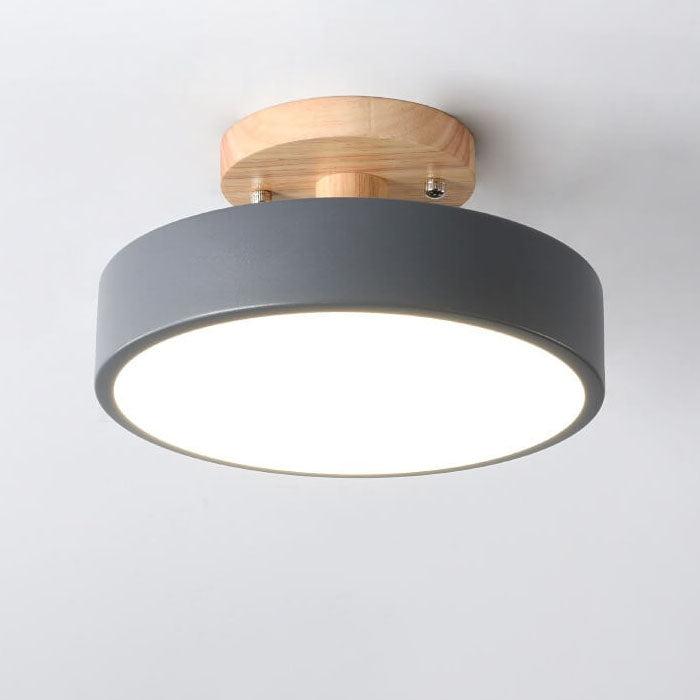 Scandinavian Style Round Semi-Recessed Ceiling | Lighting | LED | Premium Lighting Solution