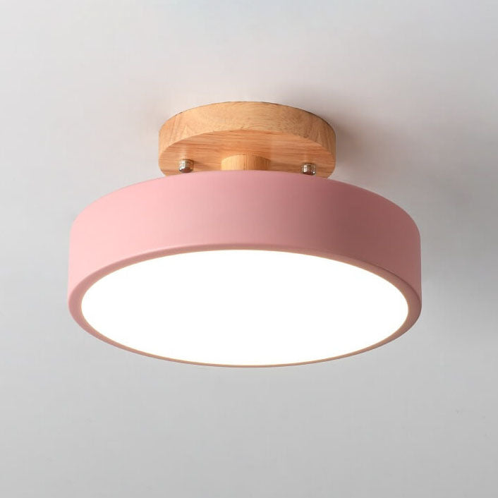 Scandinavian Style Round Semi-Recessed Ceiling | Lighting | LED | Premium Lighting Solution