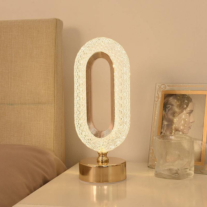 Crystaluxe™ Elegant Table Lamp Dimmable | Table Lamp | LED | metal/Plastic/crystal | 3W | Sleek Table Accent