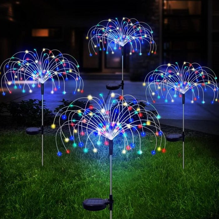 Pieces Outdoor Solar Garden Fireworks | Lighting | LED | Premium Lighting Solution