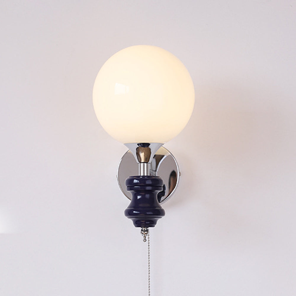 French Medieval Vintage Bauhaus Wall | Wall Lamp | glass | 110V - 120V | Elegant Wall Illumination