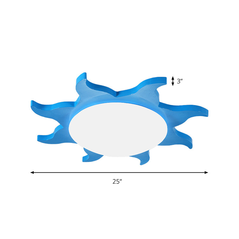 Shaped Coil Ceiling Light Cartoon | Ceiling Light | LED | acrylic/wood | 39W | Modern Ceiling Lighting