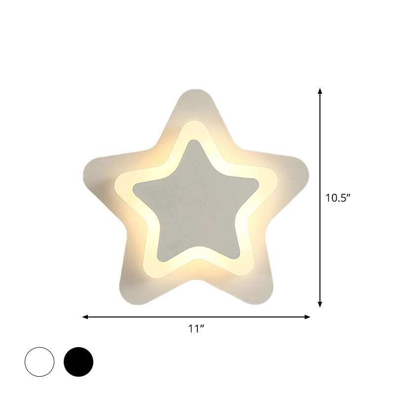 ScandinavianStar Scandinavian Wall Lamp Black/White | Wall Lamp | Led | 110V - 120V - 220V - 240V | Elegant Wall Illumination