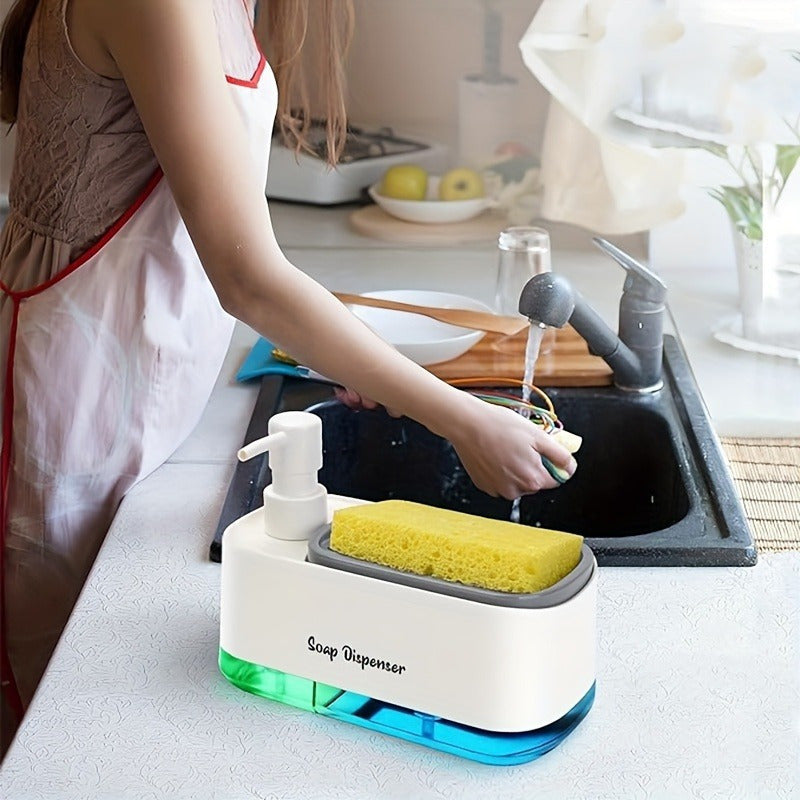 LatherLink 2-in-1 dispenser for liquid soap | Dispenser | Plastic | Functional Home Appliance