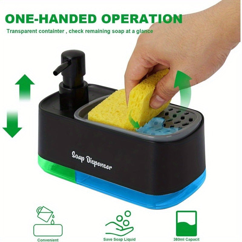 LatherLink 2-in-1 dispenser for liquid soap | Dispenser | Plastic | Functional Home Appliance