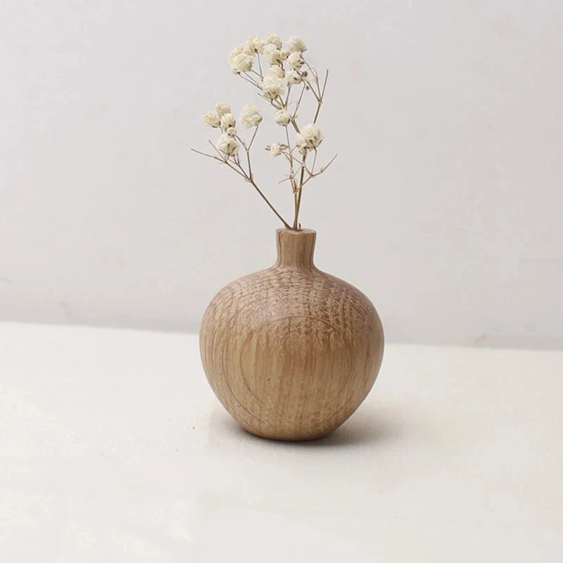 Wood Decorative Plant Pots Dry Flower | Vase | wood | Elegant Home Decor