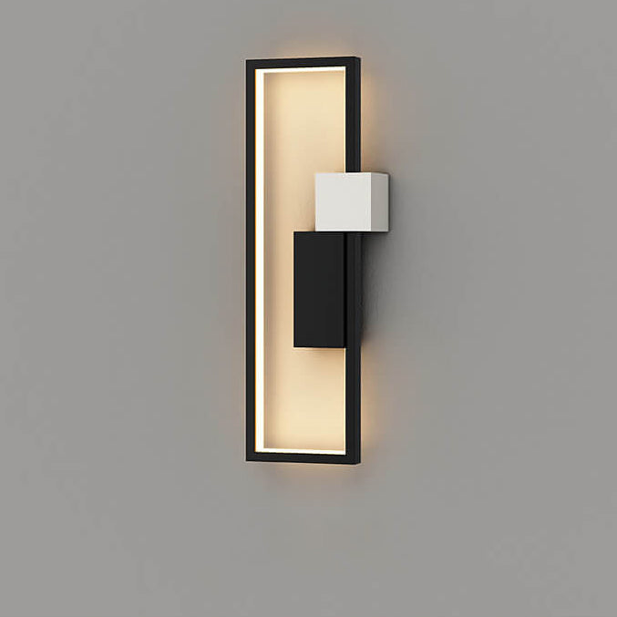 LumiSil Minimalist square frame wall | Wall Lamp | Led | iron | 6W | 220V | Elegant Wall Illumination