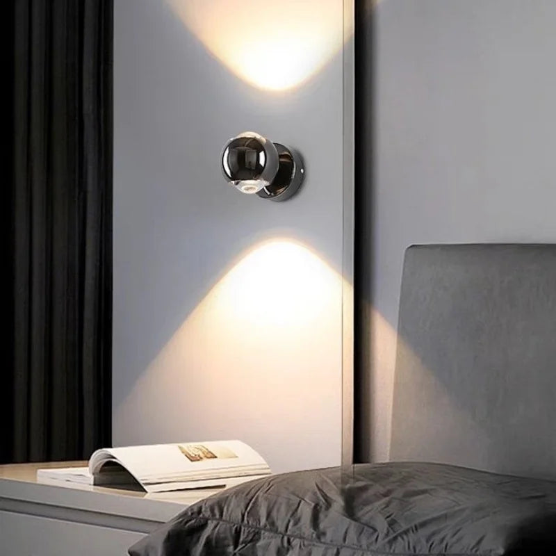 FlexiGlow 180° Rotatable Wall Lamp | Wall Lamp | Led | Neutral White | metal | 8W | 220V | Elegant Wall Illumination