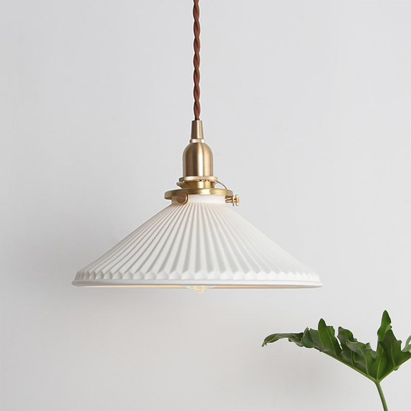 White Ceramic Hanging Lamp | Lighting | LED | ceramic | Premium Lighting Solution