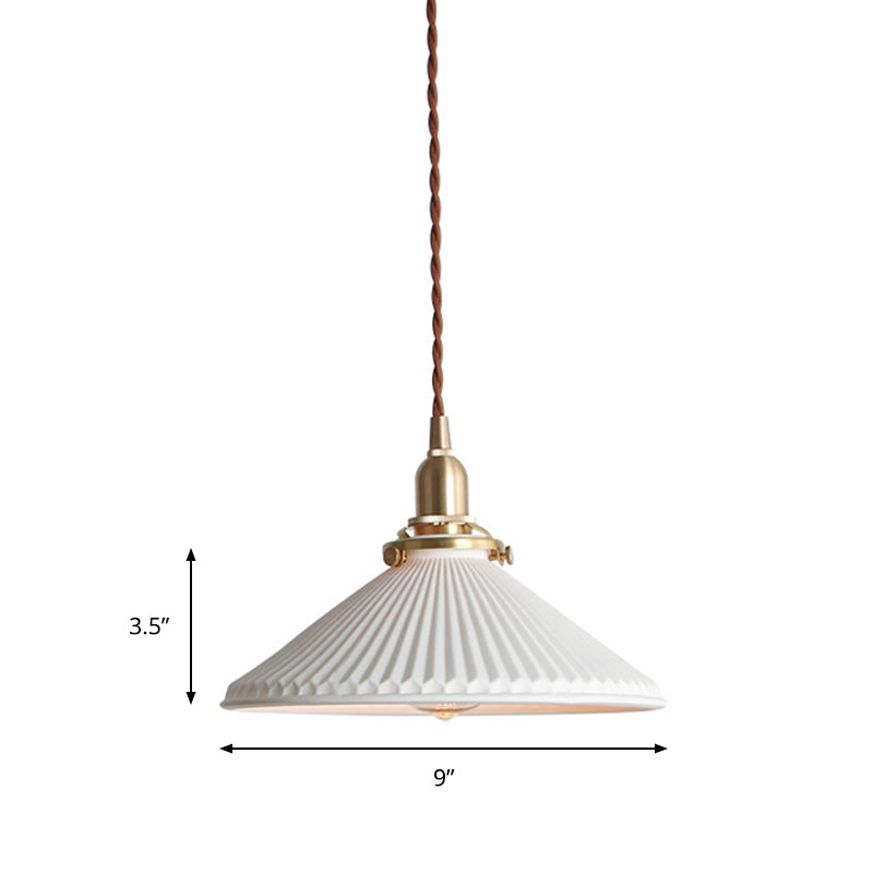 White Ceramic Hanging Lamp | Lighting | LED | ceramic | Premium Lighting Solution