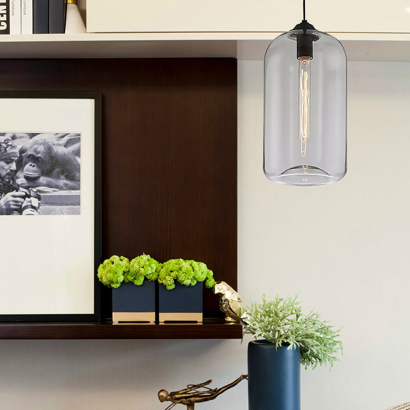 Wide Glass Hanging Lamp Modern | Lighting | LED | glass | 110V-120V | Premium Lighting Solution