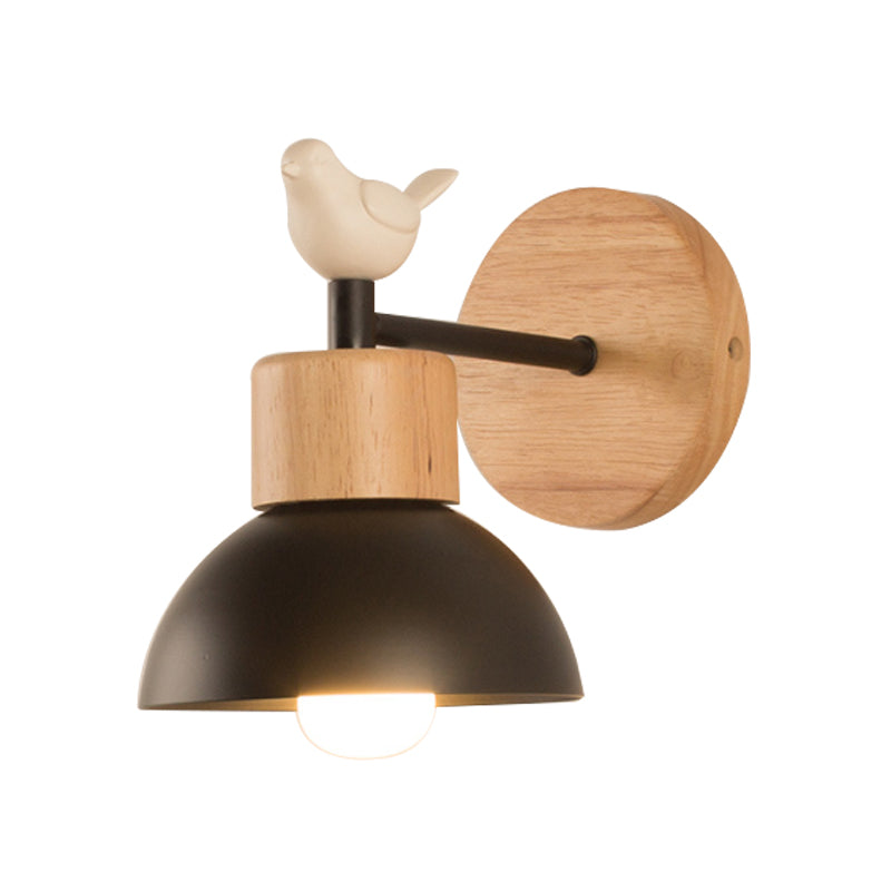 NordicDome Metal Wooden Wall Lamp | Wall Lamp | LED | Metal | Elegant Wall Illumination