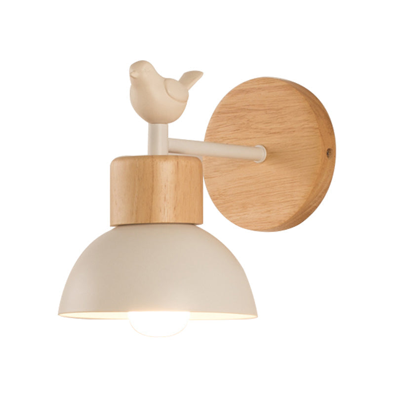 NordicDome Metal Wooden Wall Lamp | Wall Lamp | LED | Metal | Elegant Wall Illumination