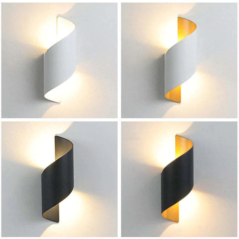 Modern Wall Lamp, Spiral, Indoor, | Wall Lamp | Led | metal | 110V - 240V | Elegant Wall Illumination