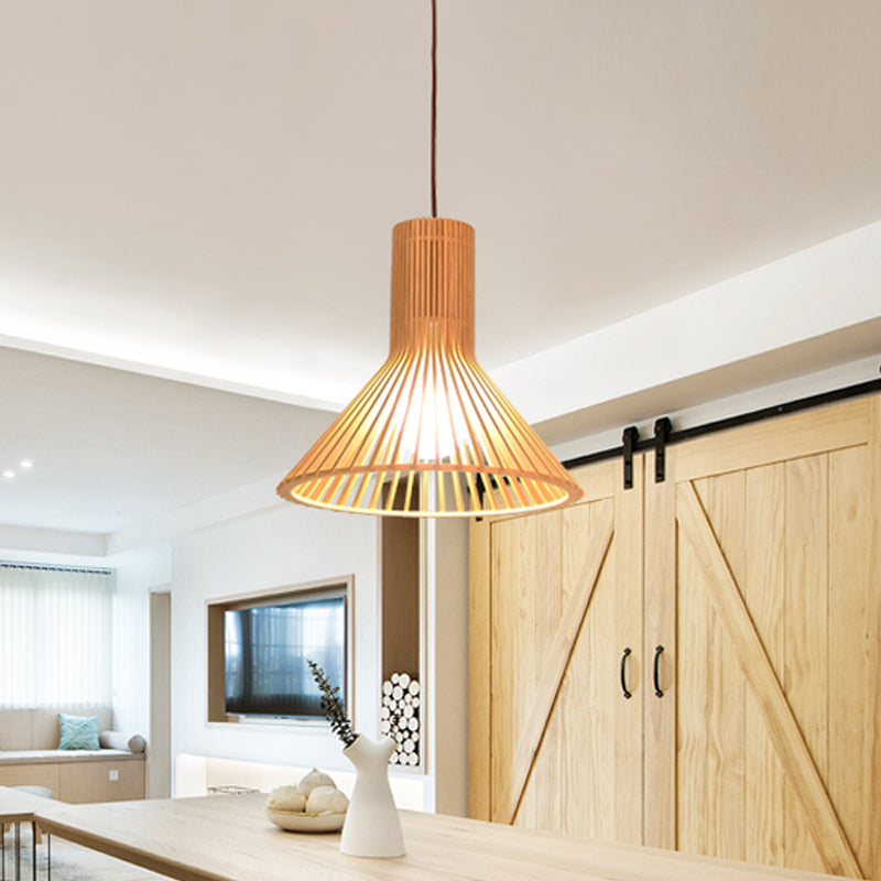 Asian Bamboo Pendant Lamp | Lighting | LED | 110V-120V | Premium Lighting Solution