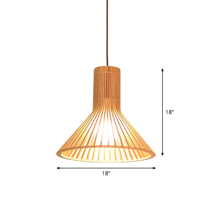 Asian Bamboo Pendant Lamp | Lighting | LED | 110V-120V | Premium Lighting Solution