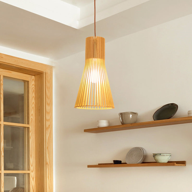 Asian Bamboo Pendant Lamp | Lighting | LED | 110V-120V | Premium Lighting Solution