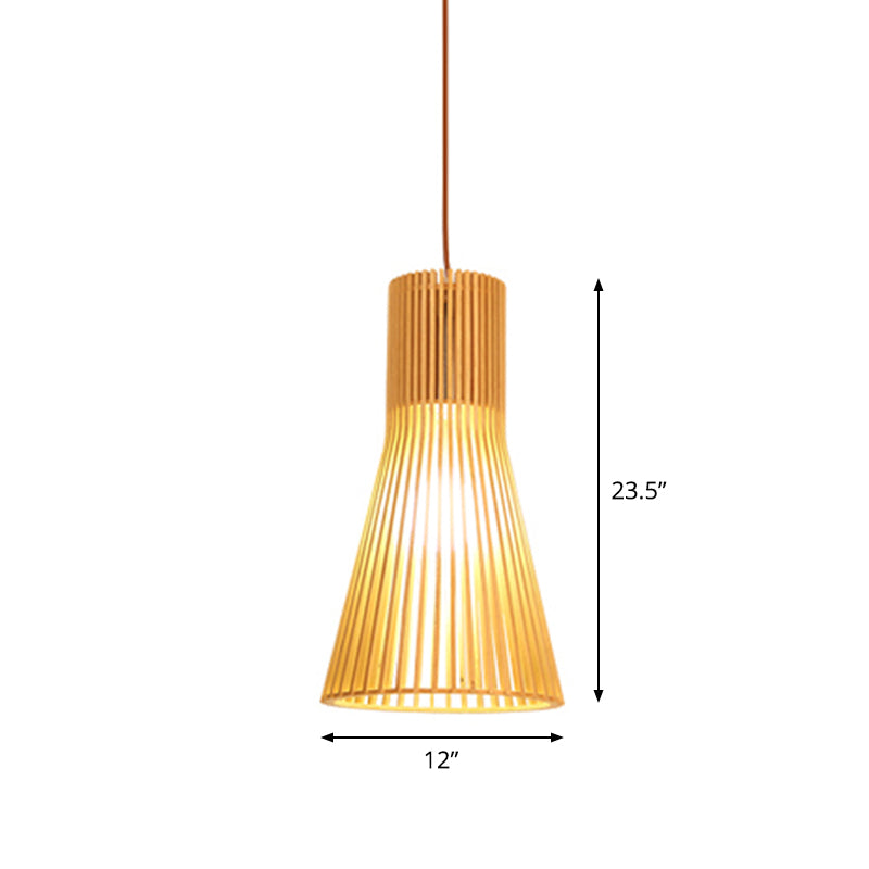 Asian Bamboo Pendant Lamp | Lighting | LED | 110V-120V | Premium Lighting Solution