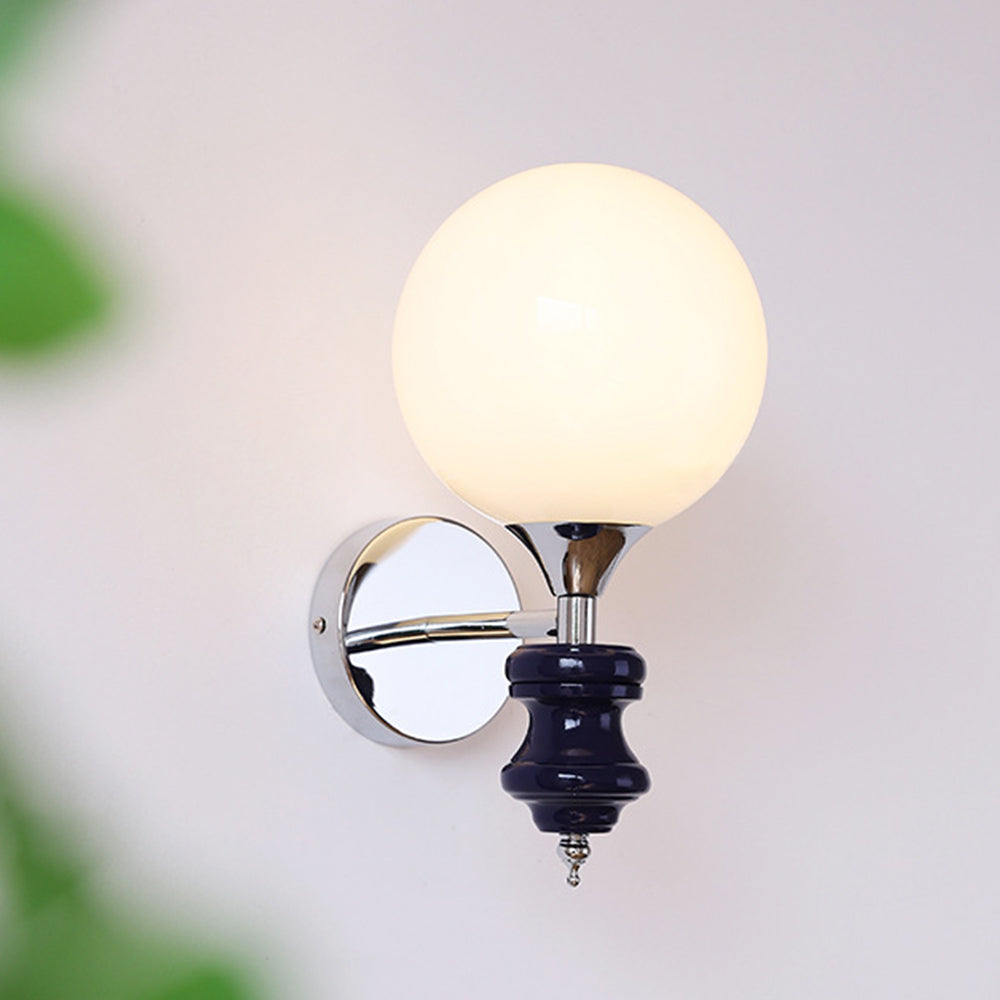 French Medieval Vintage Bauhaus Wall | Wall Lamp | glass | 110V - 120V | Elegant Wall Illumination