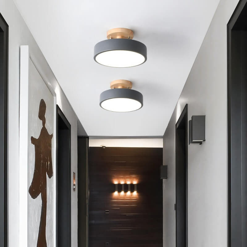Scandinavian Style Round Semi-Recessed Ceiling | Lighting | LED | Premium Lighting Solution