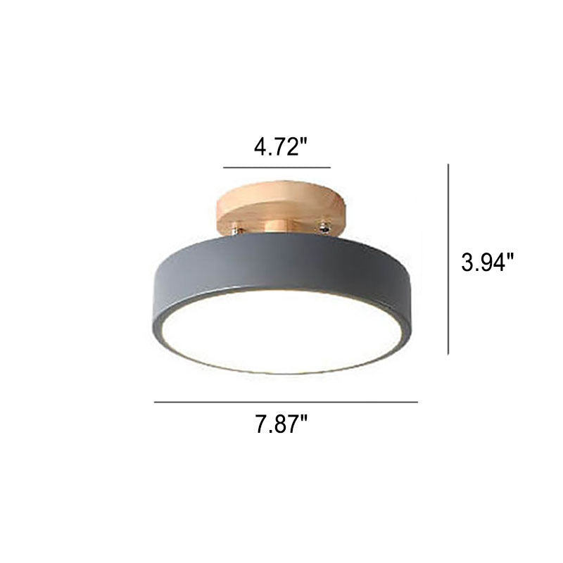 Scandinavian Style Round Semi-Recessed Ceiling | Lighting | LED | Premium Lighting Solution