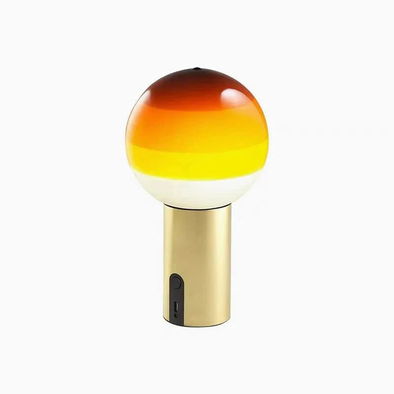 GlowSphere™ Portable Table Lamp Modern | Table Lamp | Warm White | glass/metal | Sleek Table Accent