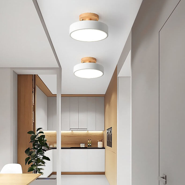 Scandinavian Style Round Semi-Recessed Ceiling | Lighting | LED | Premium Lighting Solution