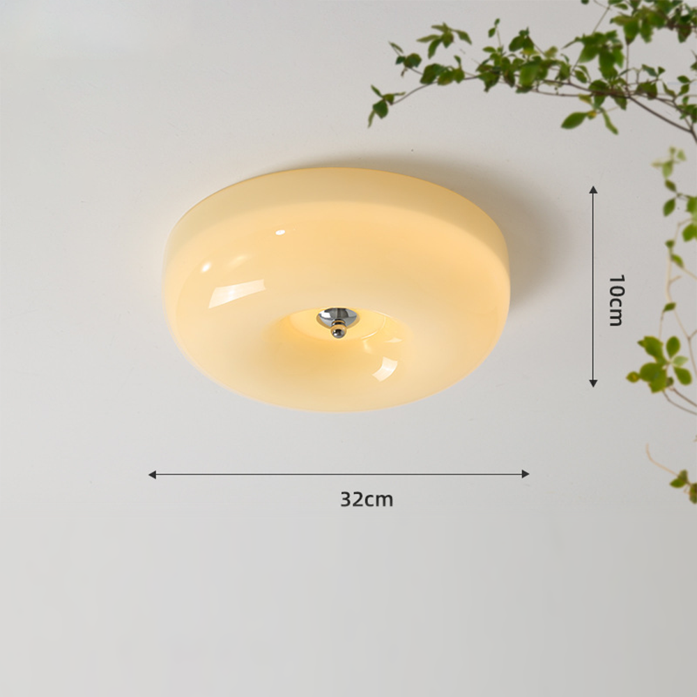 Simple Round Ceiling Lamp Bedroom | Lighting | LED | glass/metal | 110-120V | Premium Lighting Solution