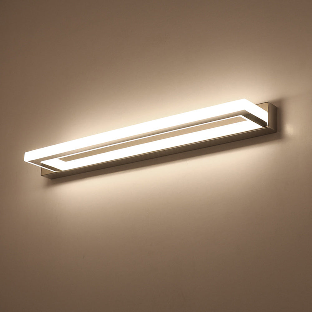 Leigh Rechteckige Mirror Front Wall | Wall Lamp | LED | Metaal | 110V-240V | Elegant Wall Illumination